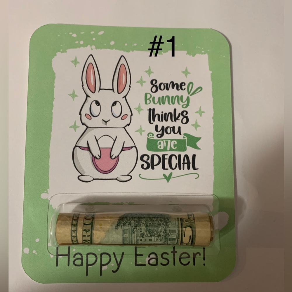 Easter Money Holder Cards (bundle of 3)